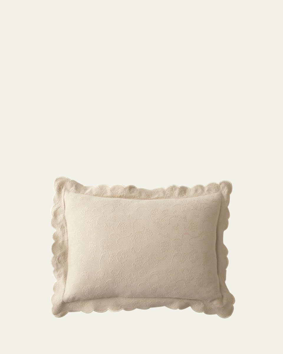 Alice Floral Matelasse Boudoir Sham